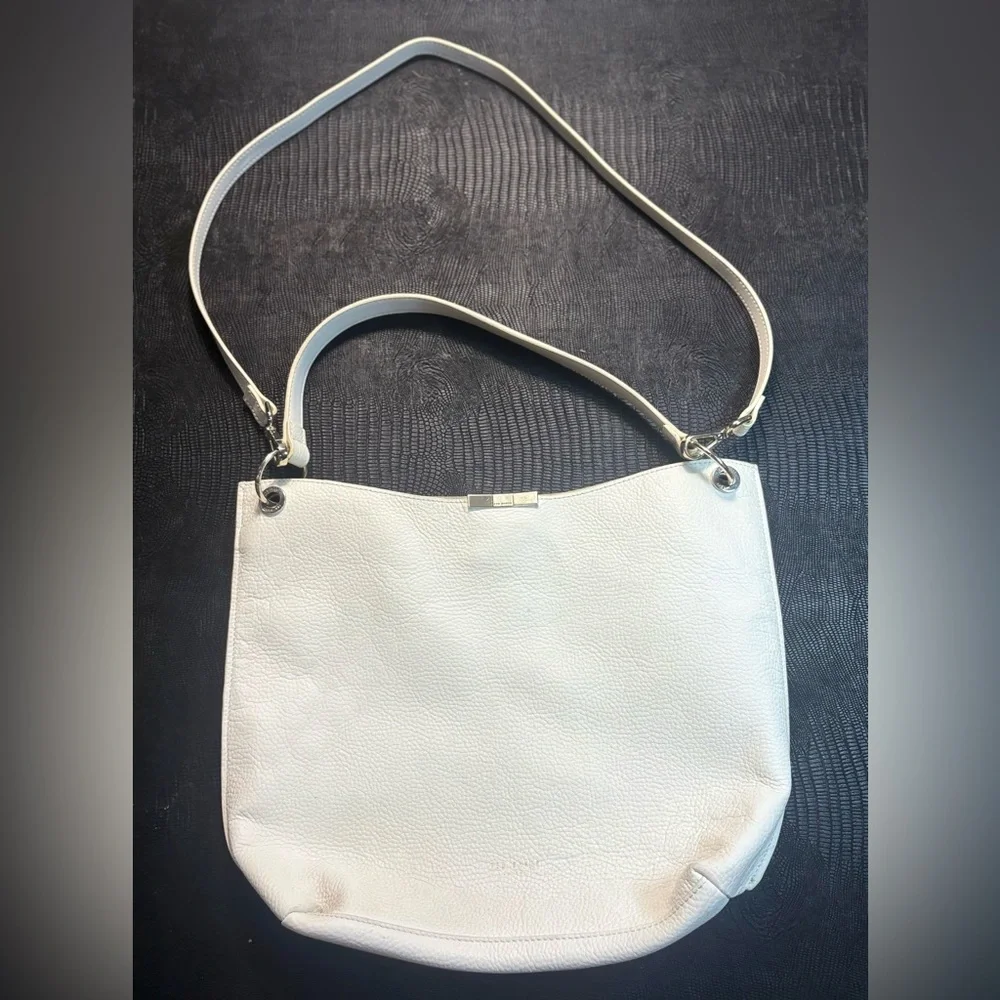 White Leather Ted Baker Crossbody Purse - Picture 3 of 11